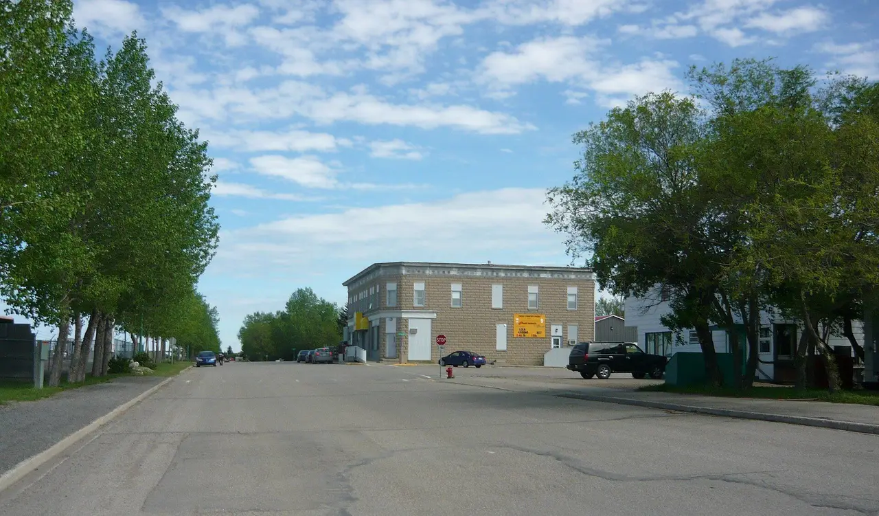 Railway Street looking east toward Main Street, 2010